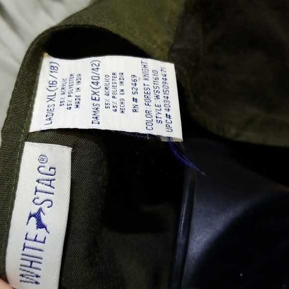 XL Khaki green Indian design inspired button down tank - Picture 4 of 4